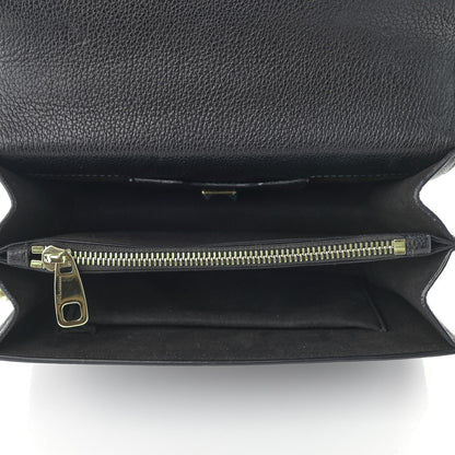 Dolce & Gabbana Grained Calfskin Rosalia Shoulder Bag Black 5 of 10