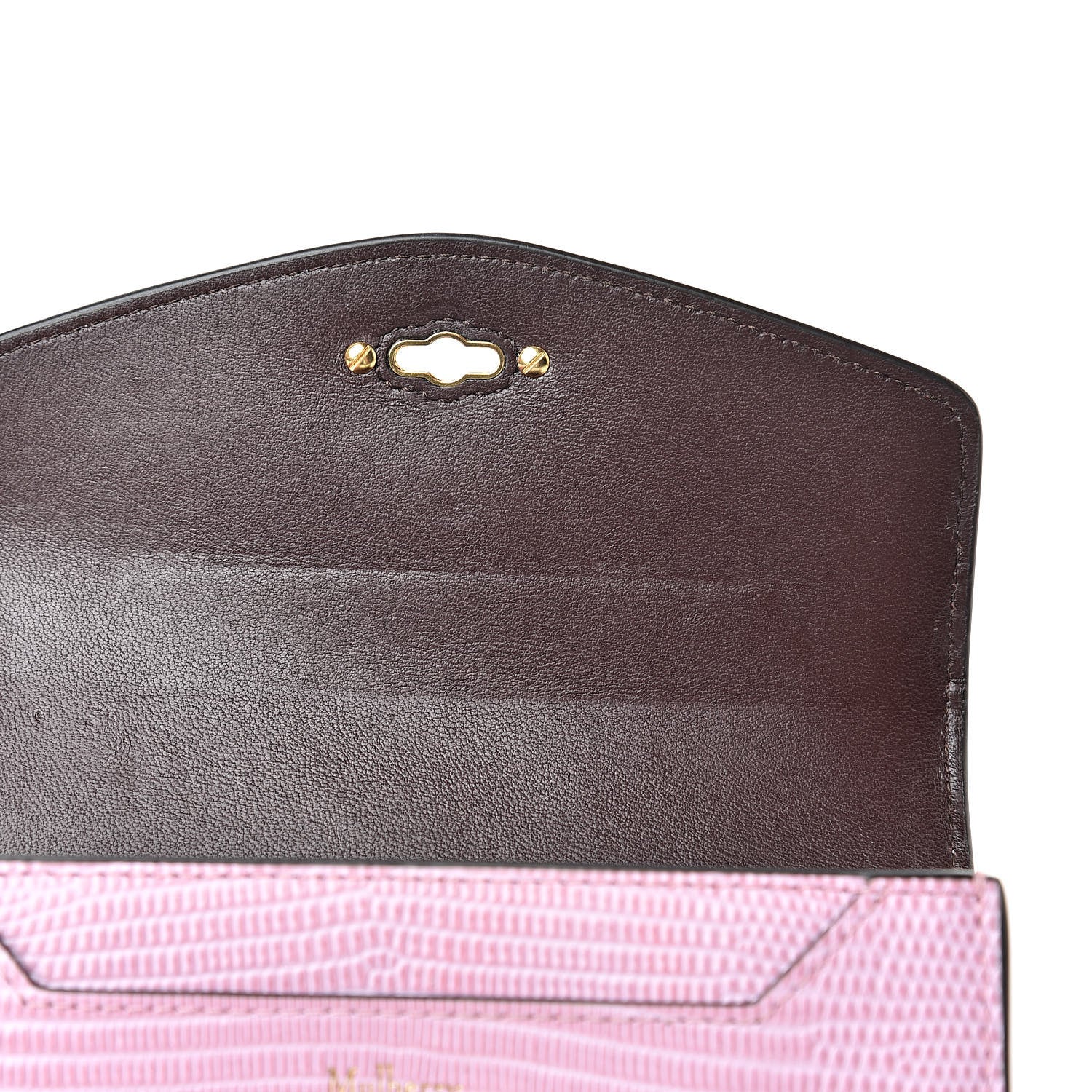 Mulberry Lizard Calfskin Embossed Darley Wallet Blossom 8 of 9