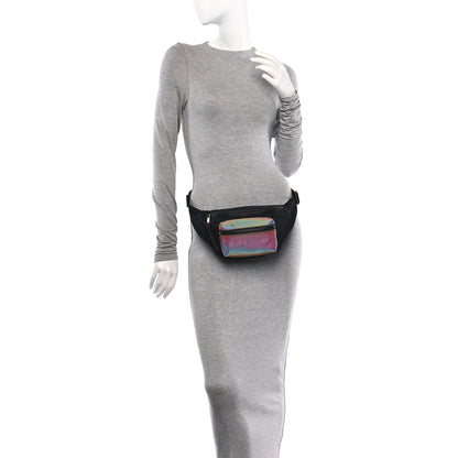 Givenchy Nylon Rainbow Hologram Belt Bag Black 2 of 10