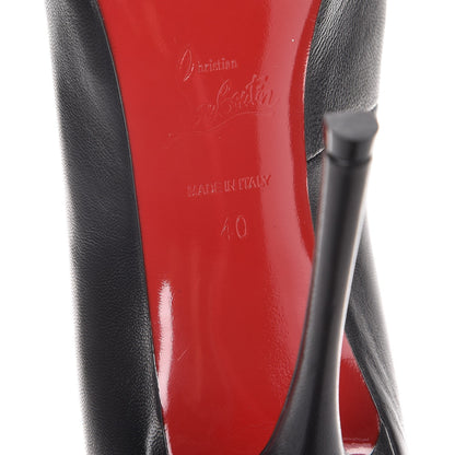 Christian Louboutin Shiny Nappa Bootoni ML 100 Booties 40 Black 6 of 9