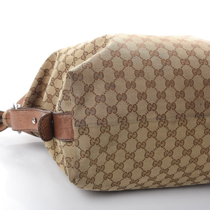 Gucci Monogram Large Bamboo Bar Tassel Shoulder Bag Brown 17 of 18