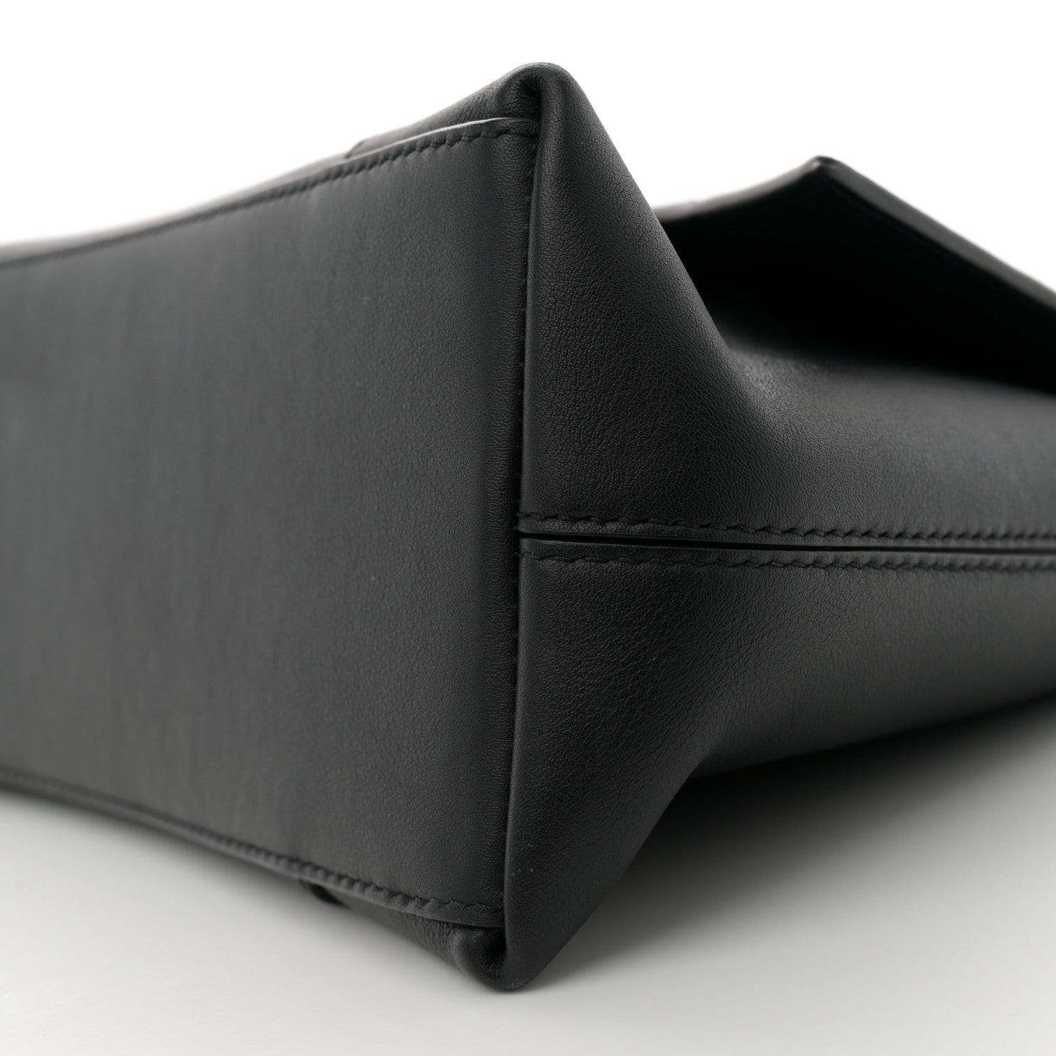 Balenciaga Semi Shiny Smooth Calfskin Small Downtown Shoulder Bag Black 9 of 12