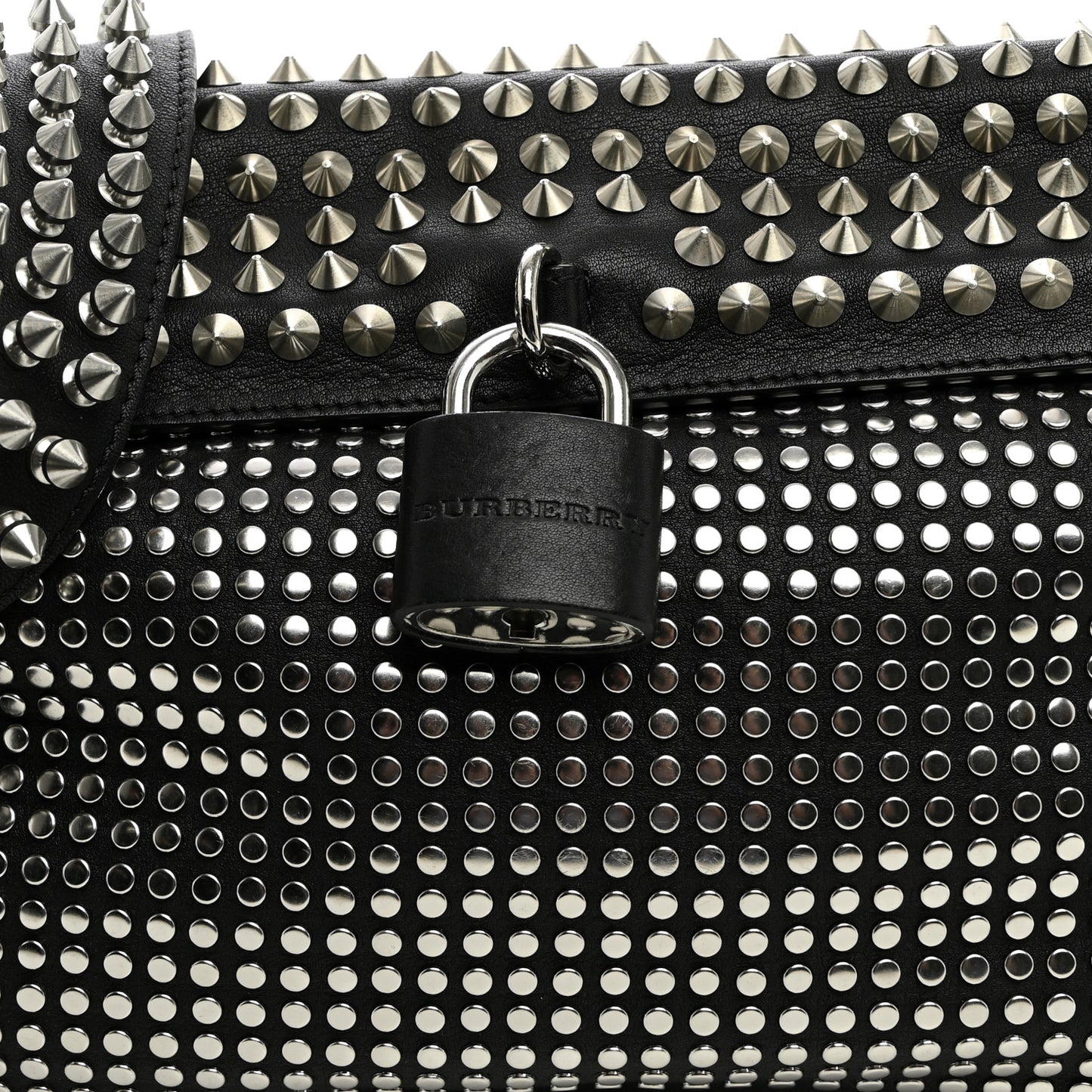 Calfskin Studded Medium Dalston Shoulder Bag Black