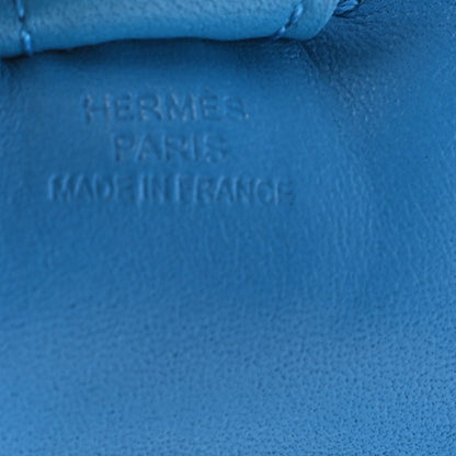 Hermes Milo Lambskin Grigri Rodeo Horse Bag Charm PM Bleu Zanzibar 4 of 4