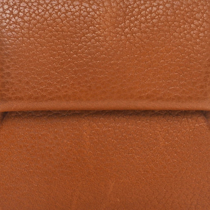 Hermes Barenia Faubourg Bastia Verso Coin Purse Fauve Abricot 8 of 9