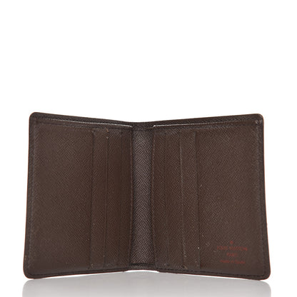 Louis Vuitton Damier Ebene Billfold Wallet 6 Credit Card Slots 6 of 18