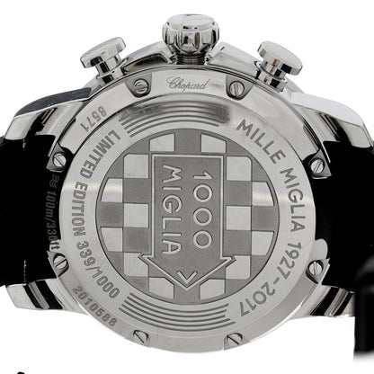 Chopard Stainless Steel Rubber 44mm Mille Miglia Chronograph Automatic Watch Silver 3 of 4