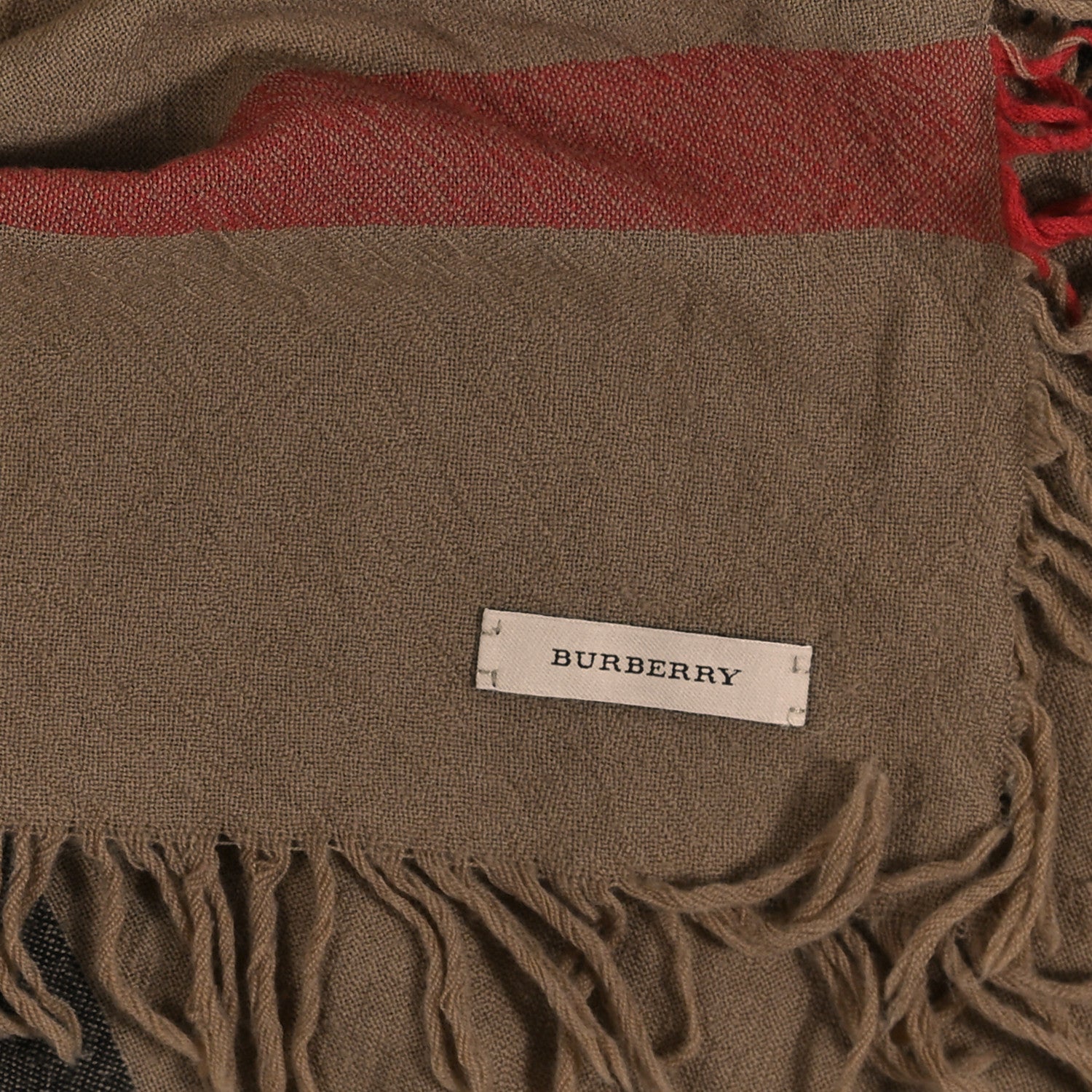 Burberry Merino Wool House Check Square Scarf Brown 3 of 5