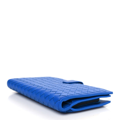 Bottega Veneta Nappa Intrecciato Continental Wallet Blue 4 of 8