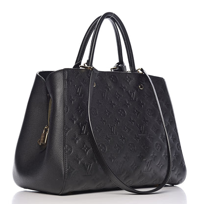 Louis Vuitton Empreinte Montaigne GM Black 3 of 11