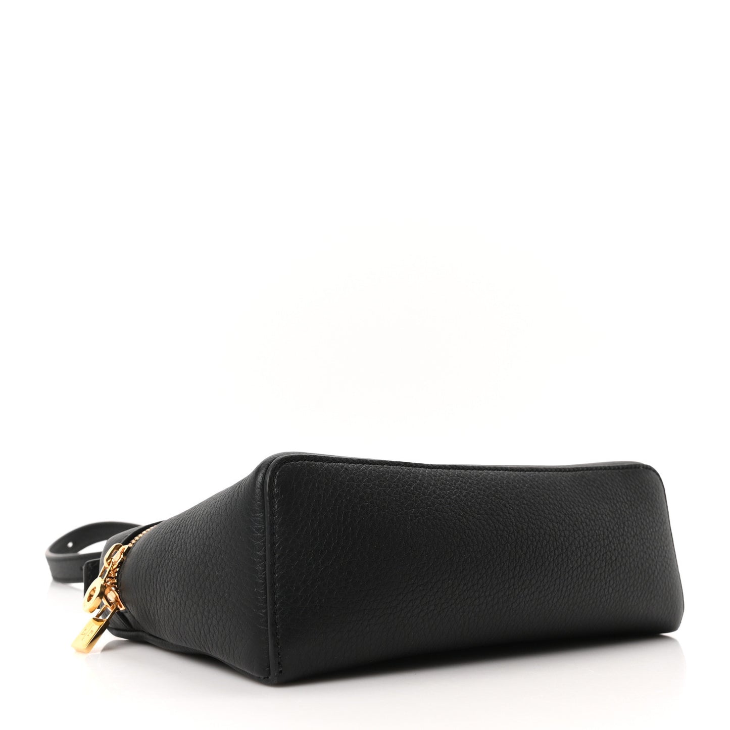 Grained Calfskin L19 Extra Pocket Pouch Black