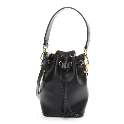 Fendi Vitello Liberty Lucido F is Fendi Mini Mon Tresor Bucket Bag Black 1 of 9