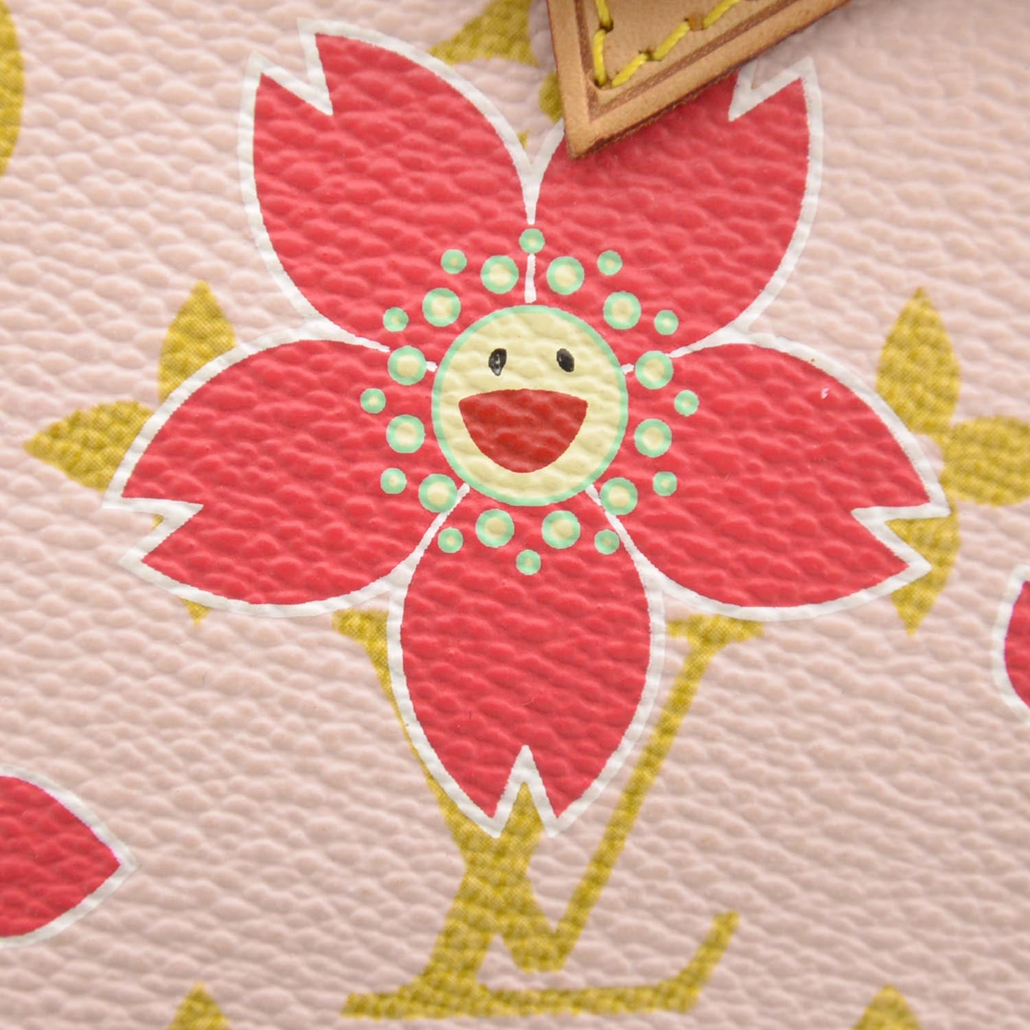 Louis Vuitton Monogram Cherry Blossom Pochette Accessories Red 5 of 8