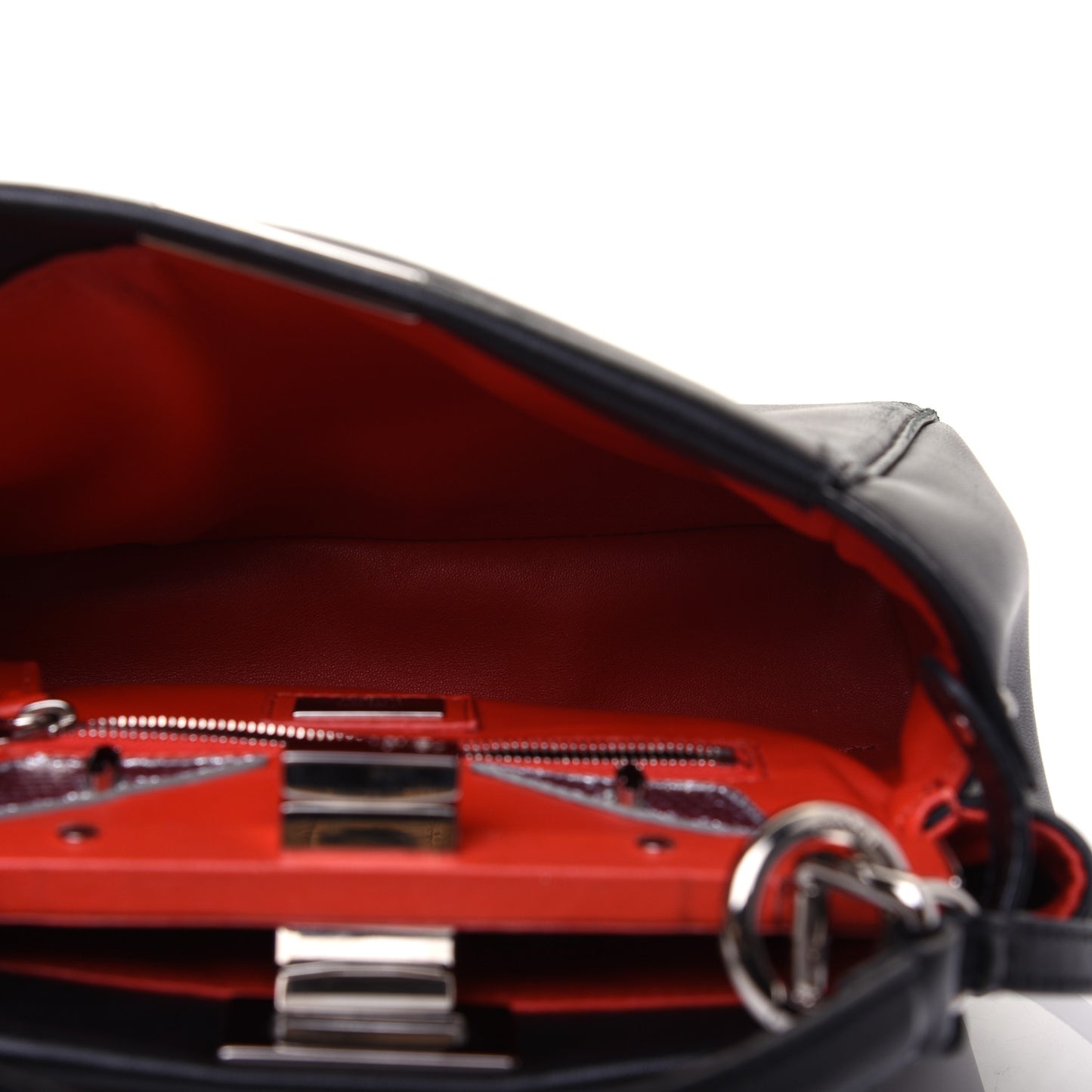 Nappa Karung Monster Eyes Mini Peekaboo Iconic Satchel Black Papavero
