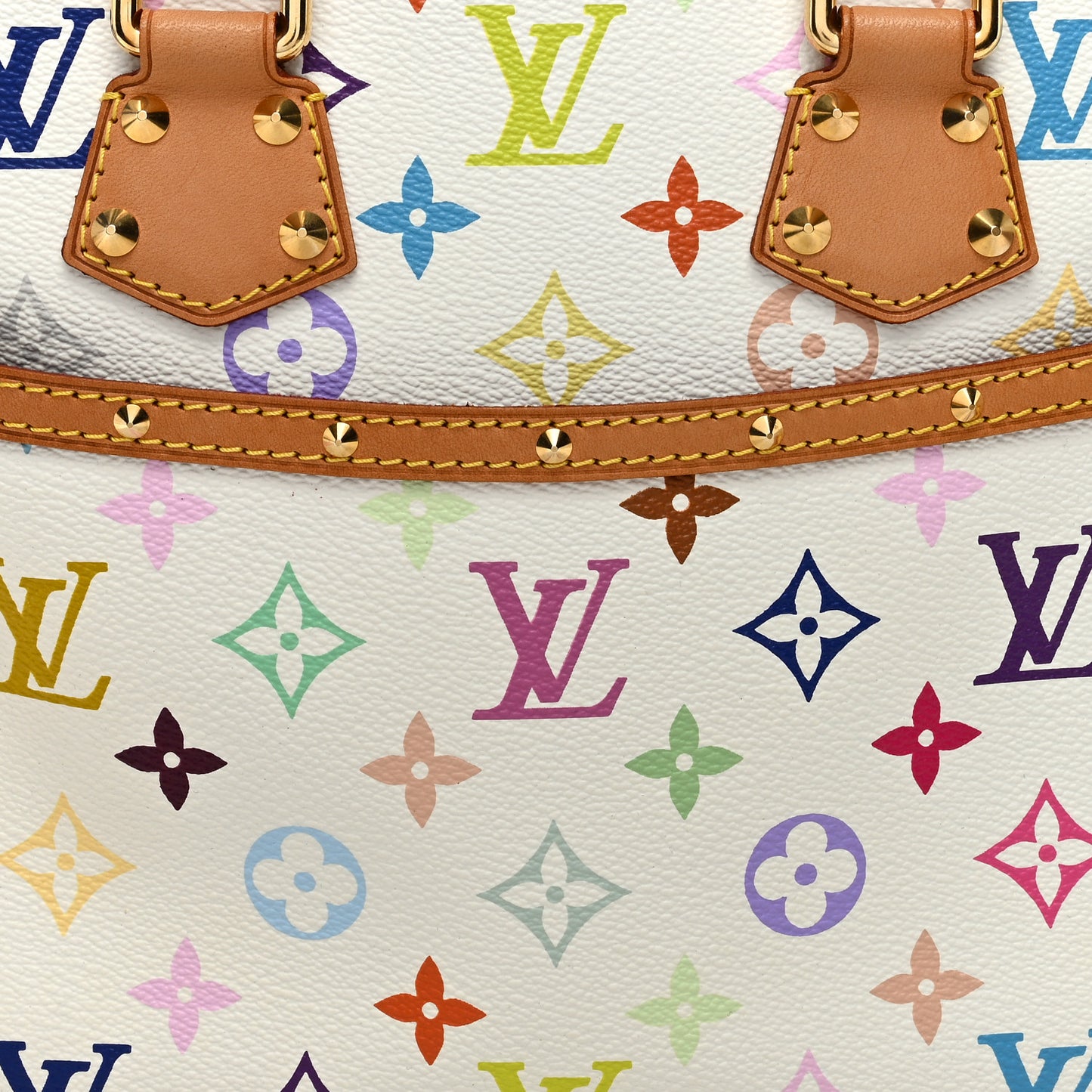 Monogram Multicolor Trouville White