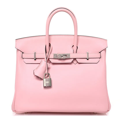 Hermes Swift Birkin 25 Rose Sakura 1 of 12