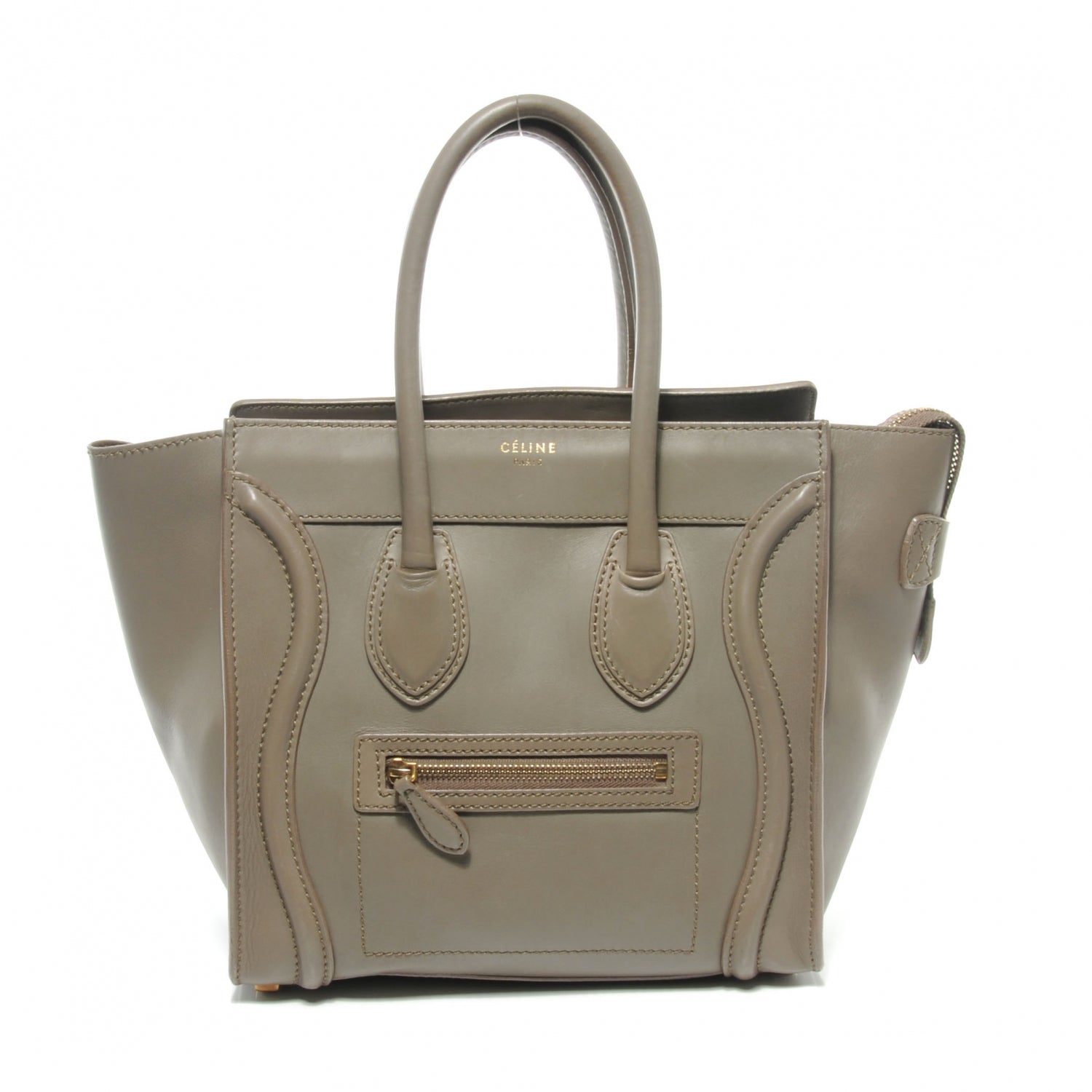 Celine Smooth Calfskin Micro Luggage Camel 1 of 9