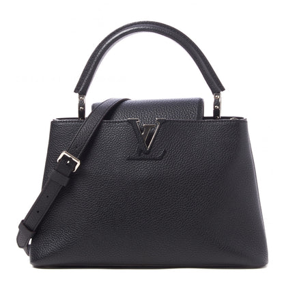 Louis Vuitton Taurillon Capucines PM Black 1 of 10