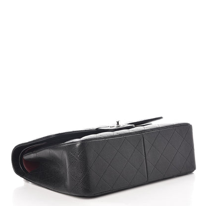 Chanel Caviar Quilted Jumbo Double Flap Black 4 of 9