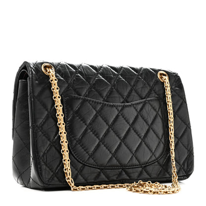 Chanel Aged Calfskin Quilted 2.55 Reissue 226 Flap Black 3 of 10