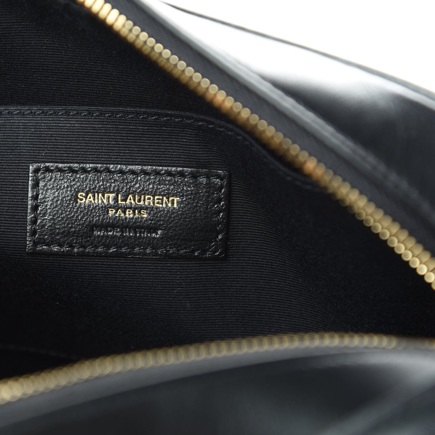 Calfskin Matelasse Monogram Lou Camera Bag Black