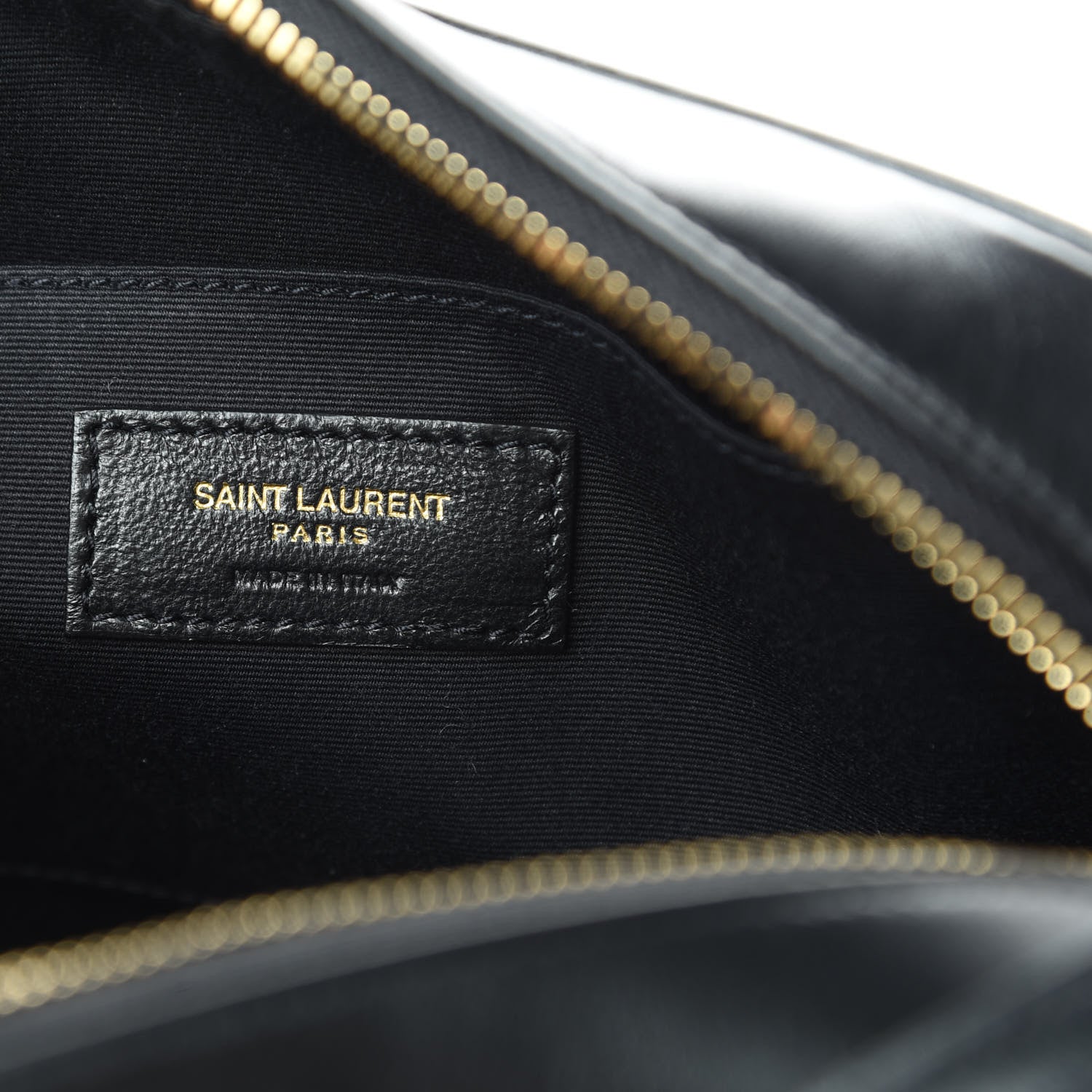 Saint Laurent Calfskin Matelasse Monogram Lou Camera Bag Black 6 of 11