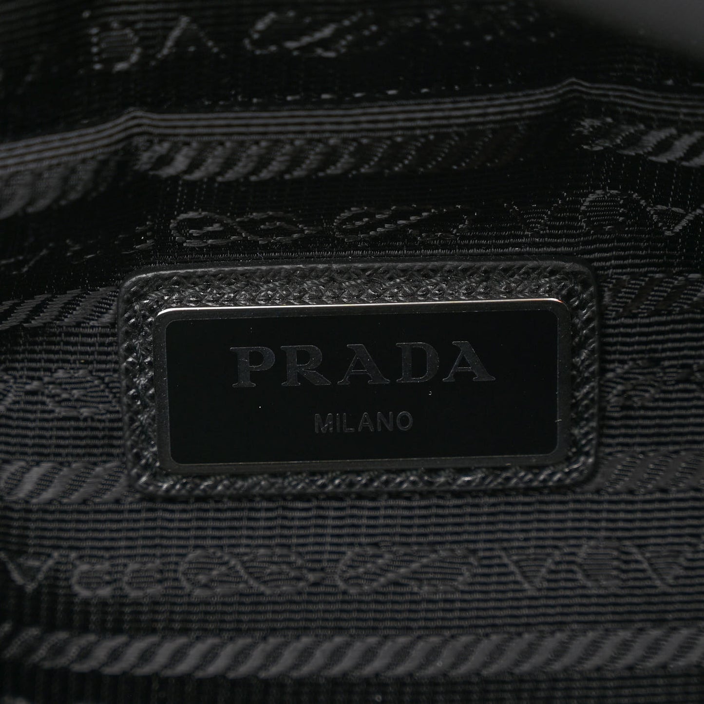 Re-Nylon Saffiano Belt Bag Black