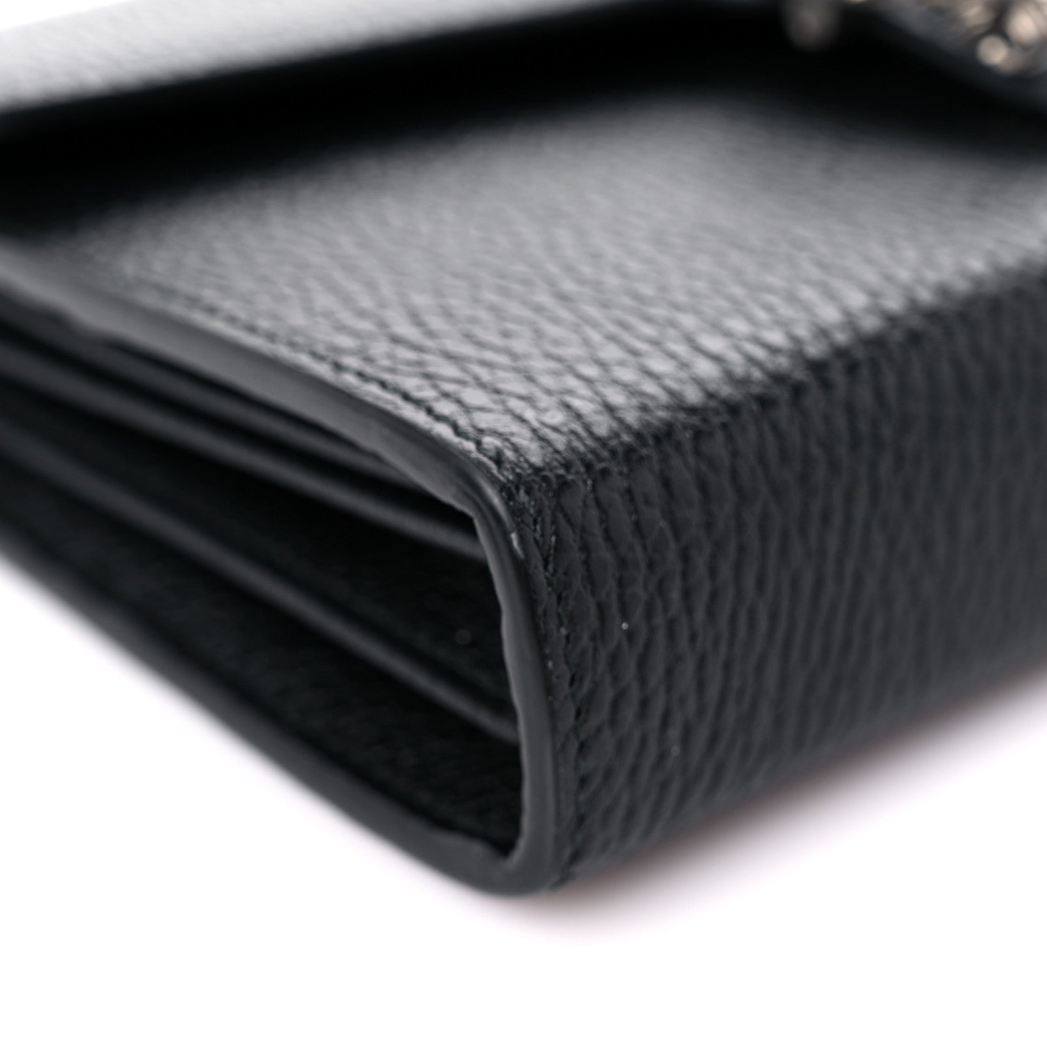 Gucci Calfskin Mini Dionysus Chain Wallet Black 7 of 15
