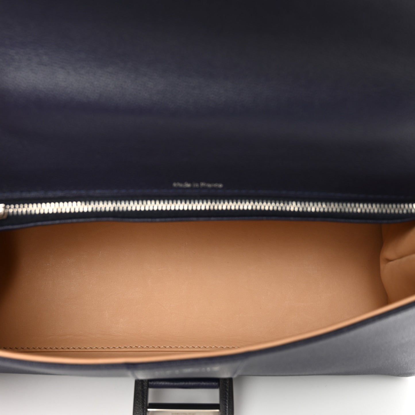 Calfskin Mini Brillant East West Satchel Navy