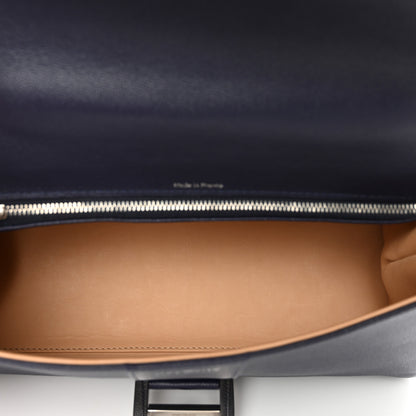 Delvaux Calfskin Mini Brillant East West Satchel Navy 6 of 11