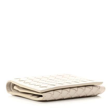 Bottega Veneta Nappa Intrecciato Tri-Fold Wallet White 4 of 9