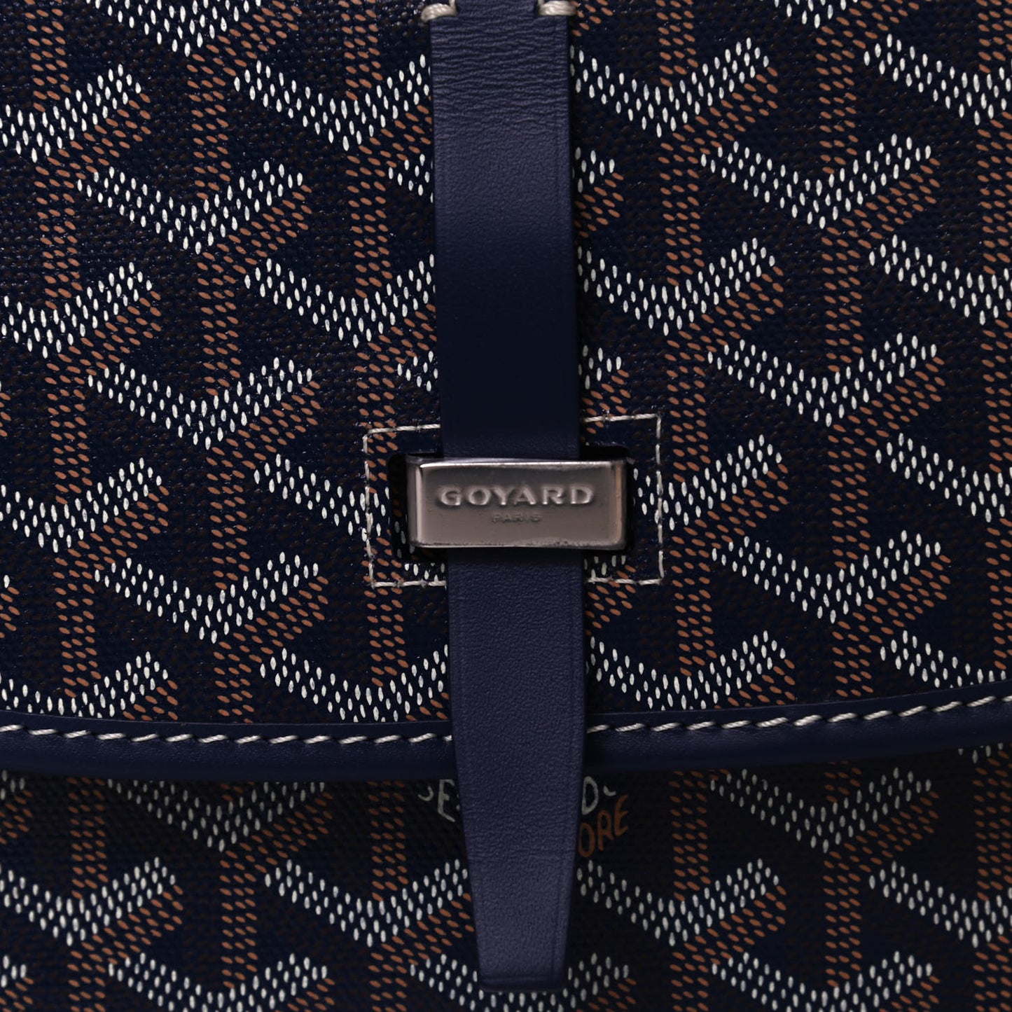 Goyardine Belvedere II PM Messenger Bag Navy