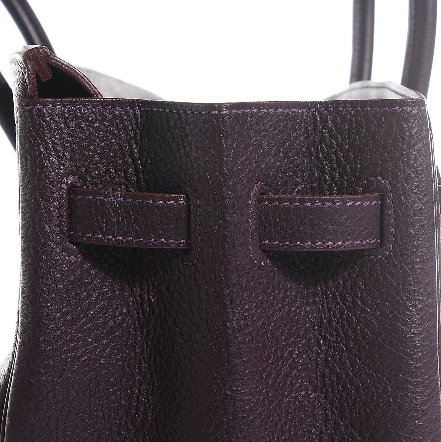 Hermes Taurillon Clemence Birkin 35 Raisin 34 of 58