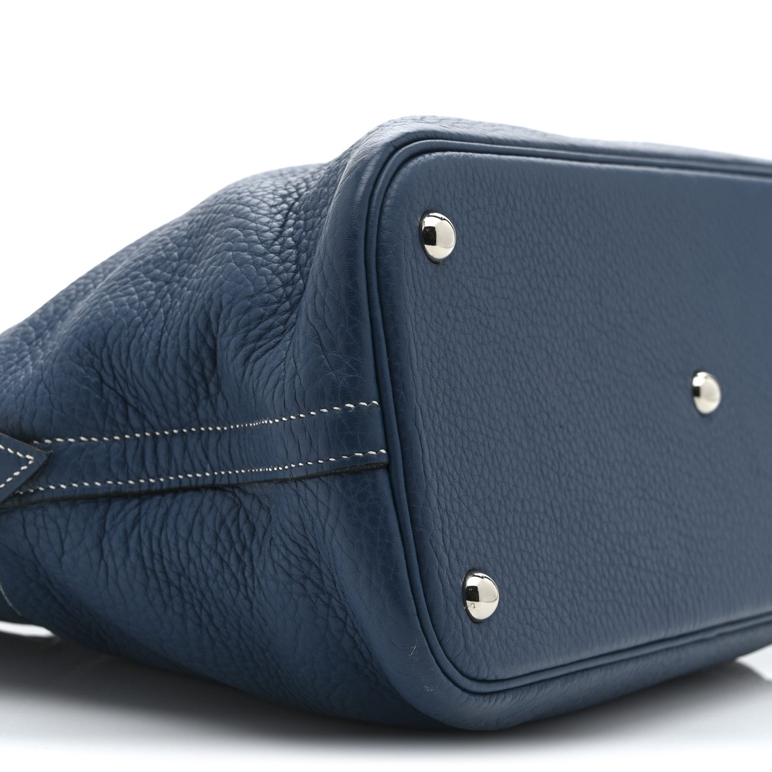 Hermes Taurillon Clemence Bolide 35 Bleu Agate 9 of 11