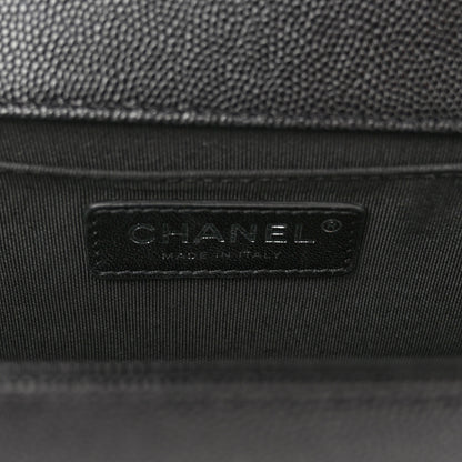 Chanel Caviar Quilted Medium Boy Flap Black 6 of 10