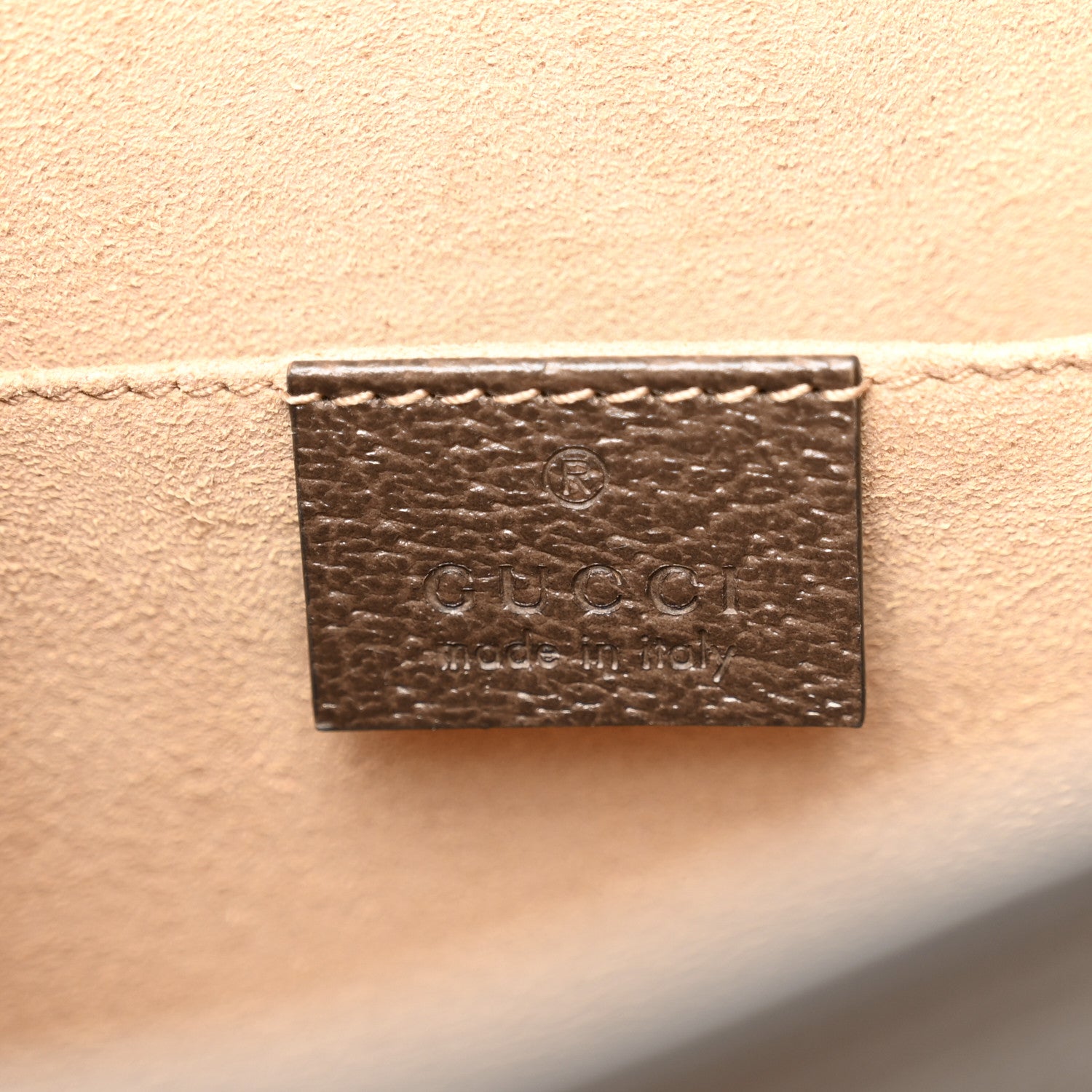 Gucci GG Supreme Monogram Web Ophidia Pouch Brown 6 of 8