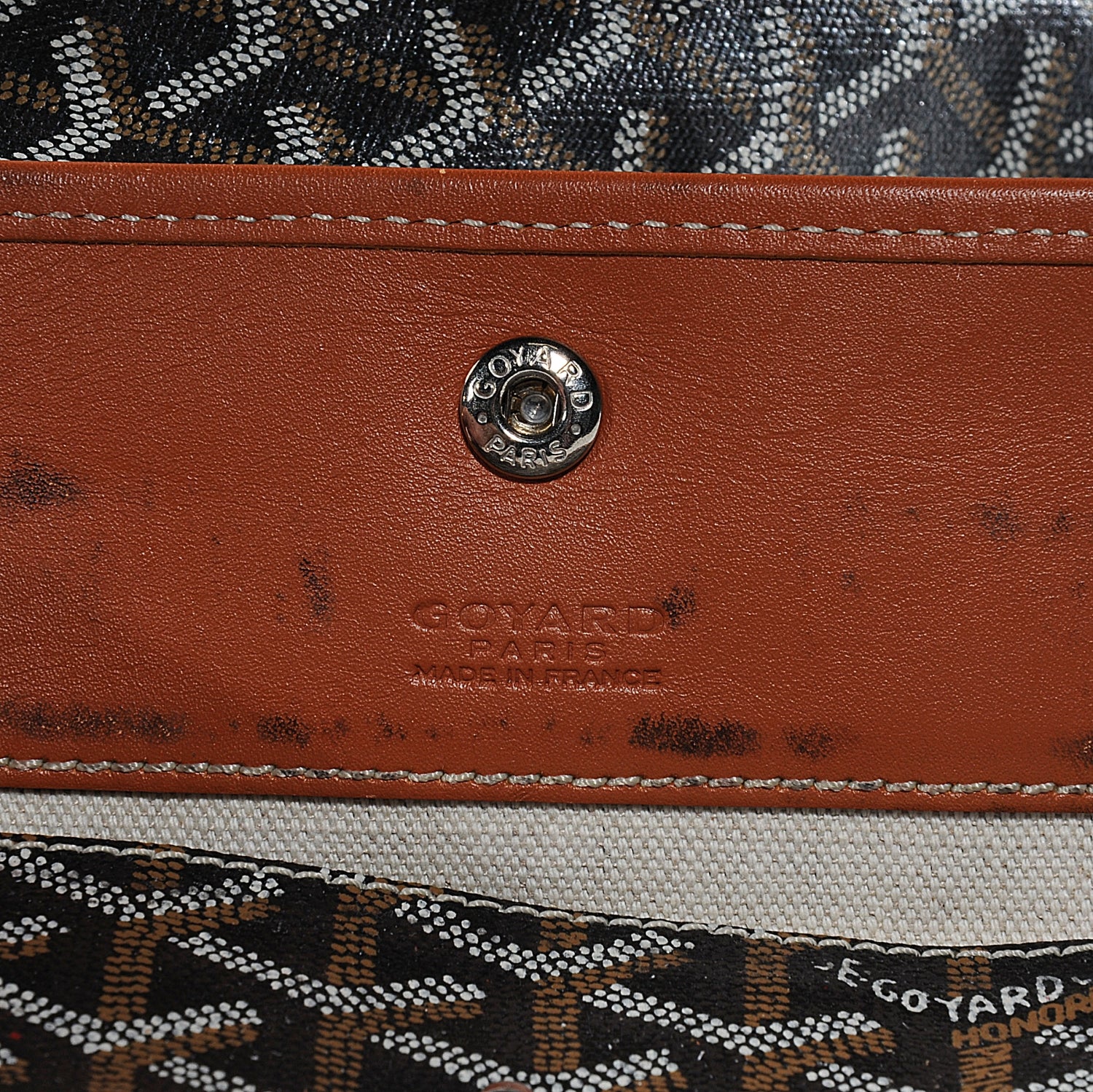 Goyard Goyardine Saint Louis PM Black Gold 20 of 20