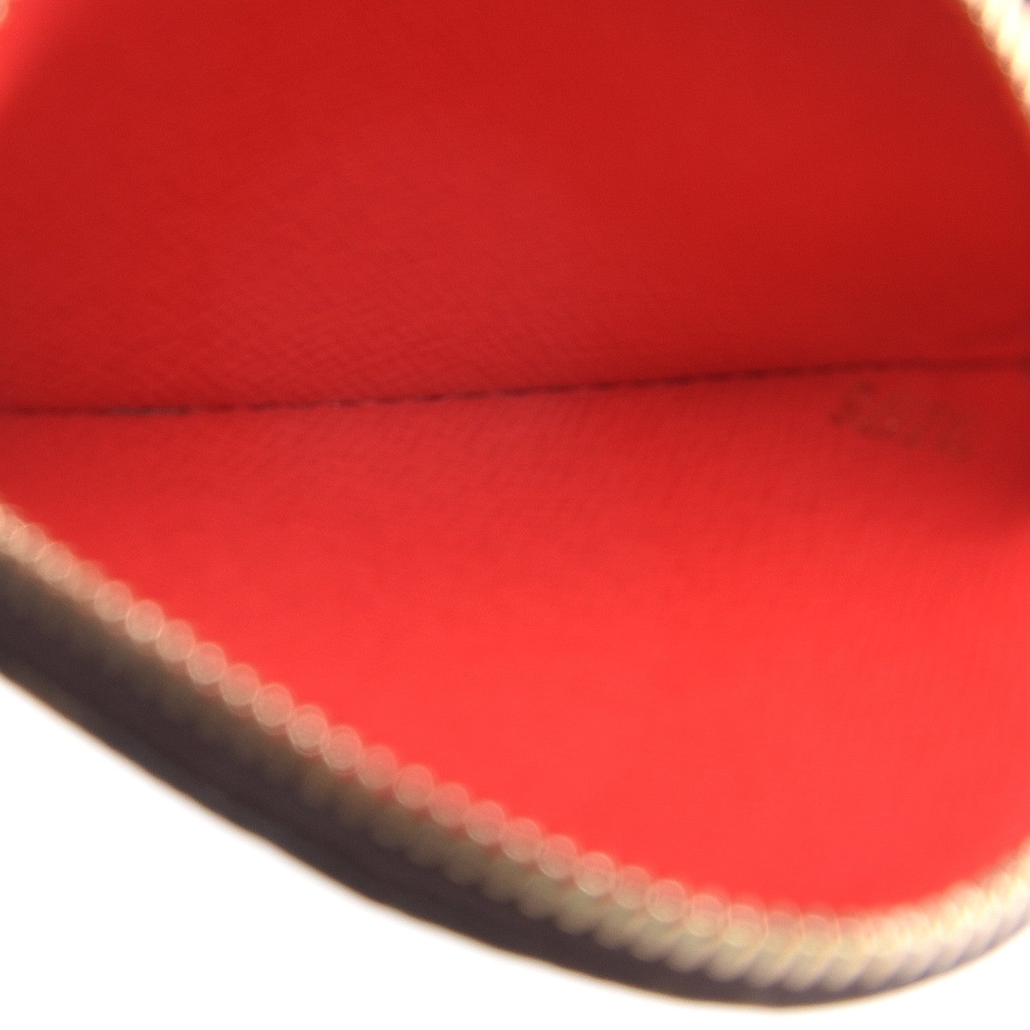 Louis Vuitton Monogram 2016 Christmas Animation Round Coin Purse Rouge 4 of 5