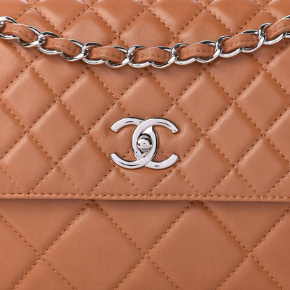 Chanel Calfskin Quilted In the Business Flap Bag Dark Beige 16 of 16