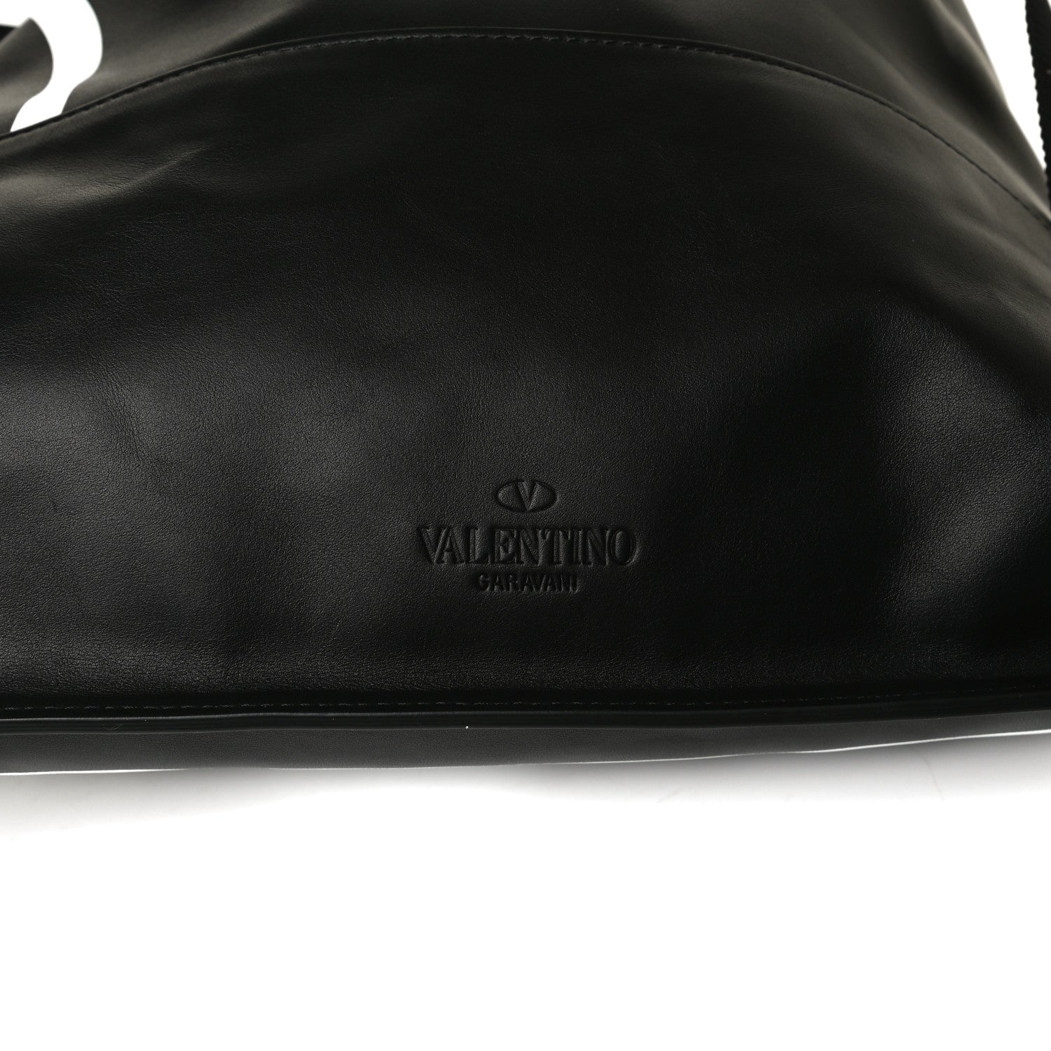 Valentino Garavani Nappa VLogo Drawstring Backpack Black 7 of 8