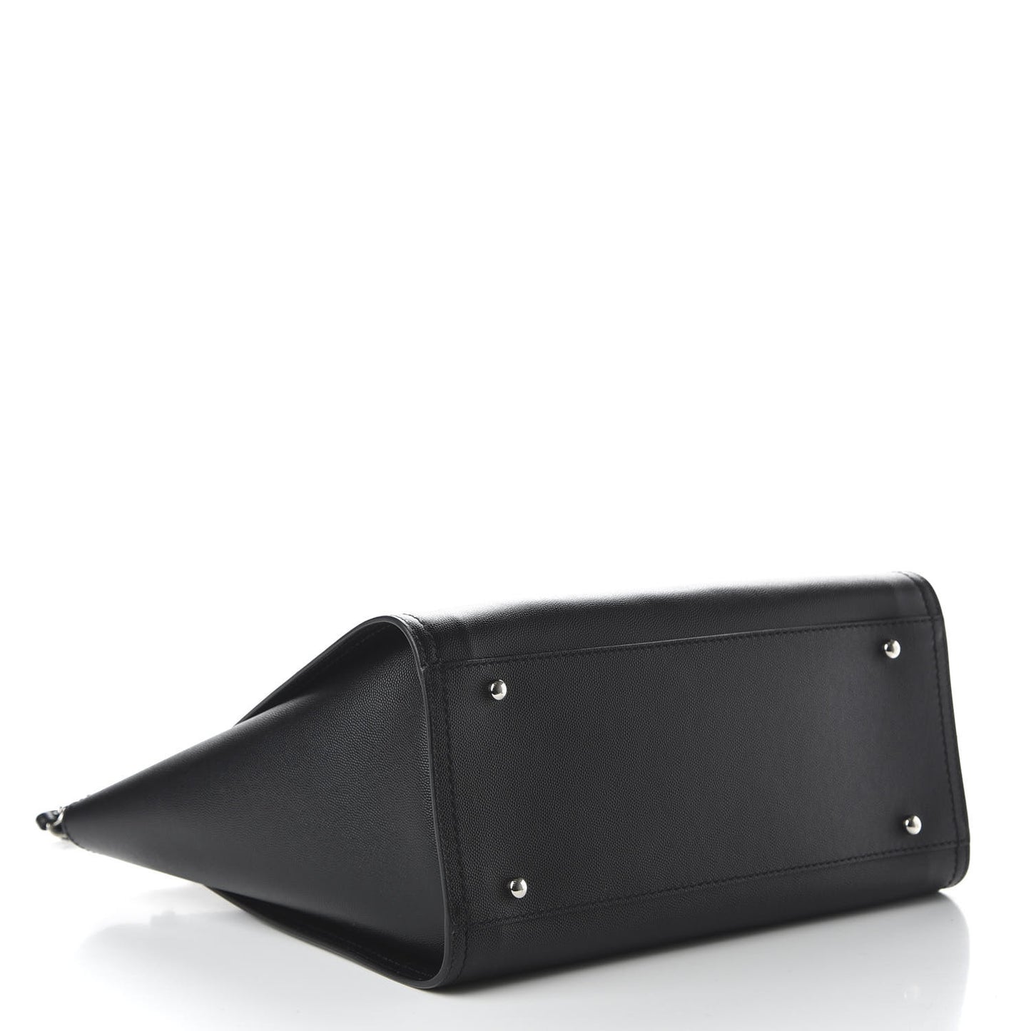 Caviar Small Studded Deauville Tote Black