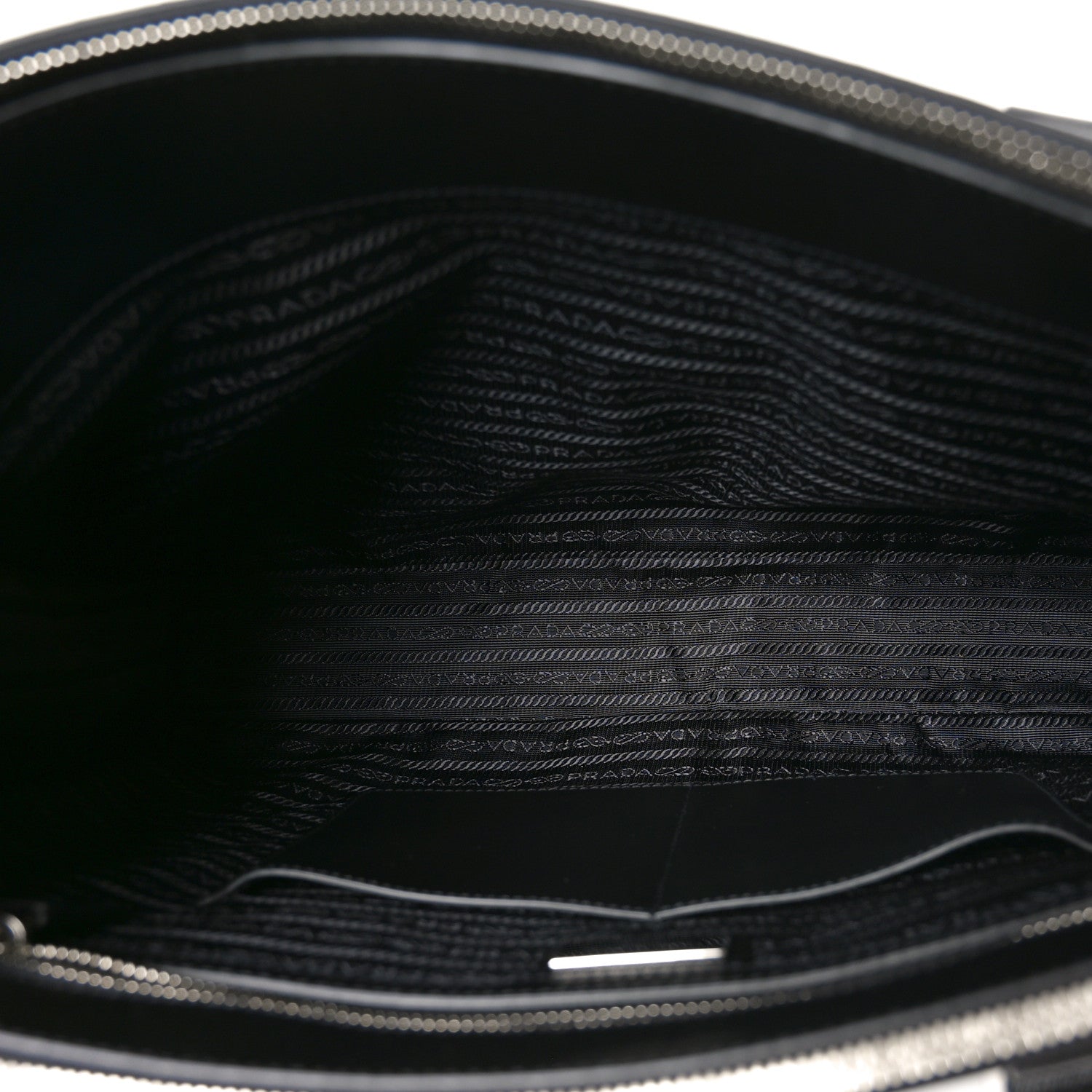 Prada Saffiano Travel Extra Large Galleria Double Zip Tote Black 5 of 9