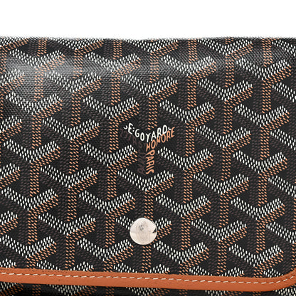 Goyard Goyardine Plumet Wallet Clutch Black Gold 9 of 12
