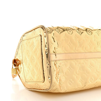 Louis Vuitton Monogram Miroir Speedy 30 Gold 8 of 12