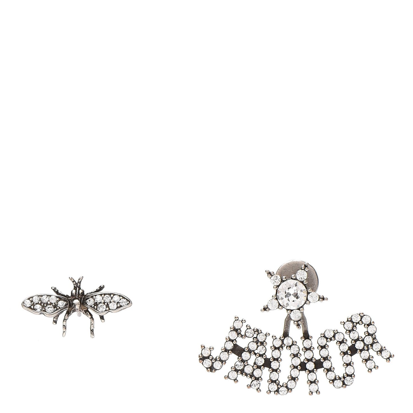 Palladium Crystal J'adior Earrings