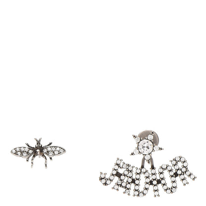 Christian Dior Palladium Crystal J'adior Earrings 1 of 6