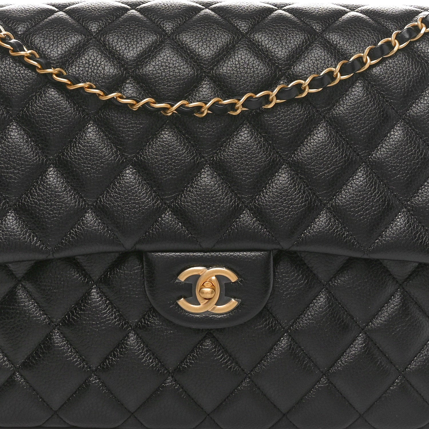 Chanel Caviar Quilted XXL Travel Flap Bag Black 8 of 11