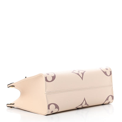 Louis Vuitton Empreinte Monogram Giant Onthego PM Creme Bois De Rose 4 of 11