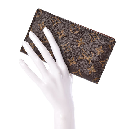Louis Vuitton Monogram Simple Checkbook Holder Wallet Cover 2 of 7
