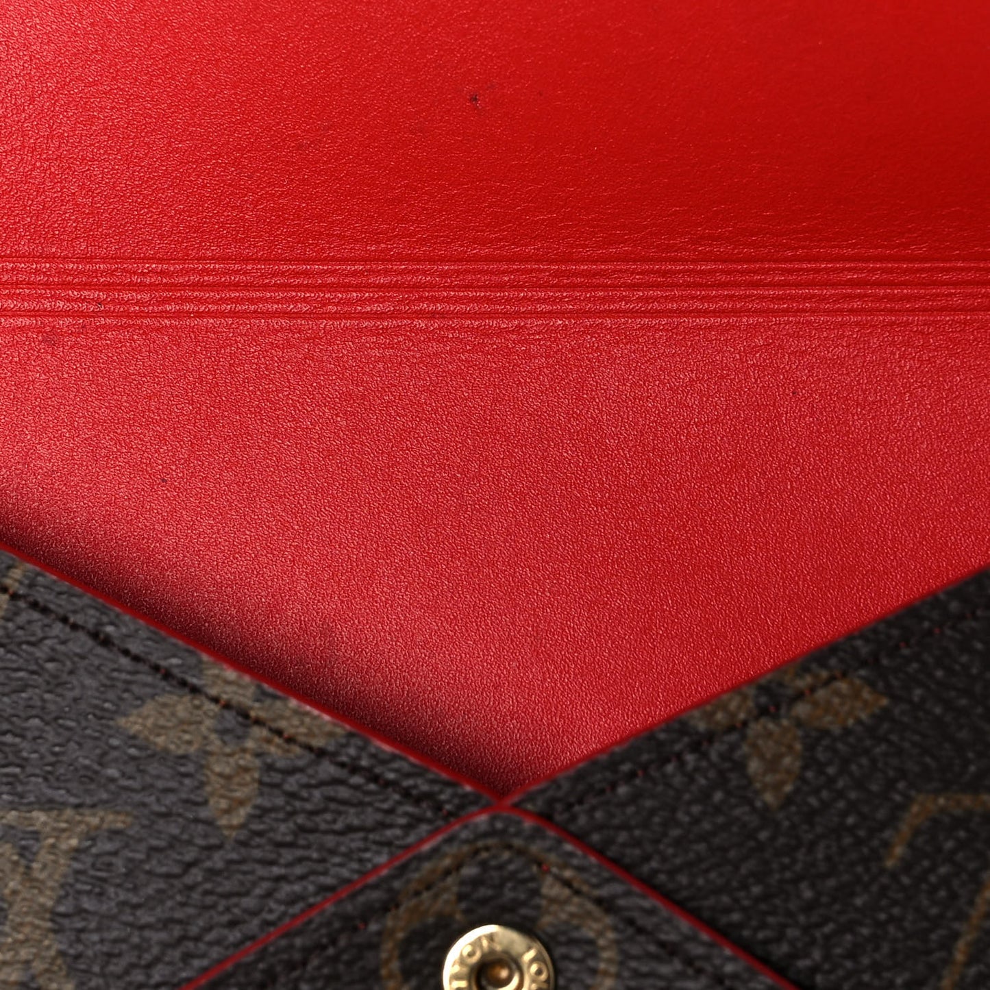 Monogram Medium Kirigami Pochette Insert Coquelicot
